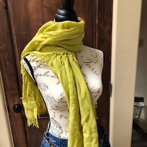 Designer Chan Luu Cashmere & Silk Fringe Scarf